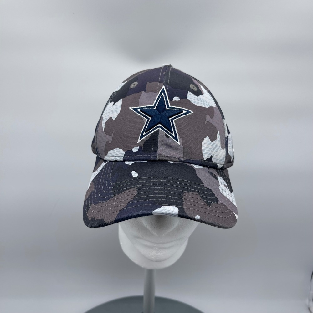 New Era 39THIRTY Dallas Cowboys Mens S/M Gray Cap Digi Camo NFL Stretch Fit Hat - Picture 4 of 9